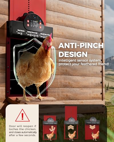 50% Off WiFi Solar Chicken Coop Door with 2K Camera - Image 2
