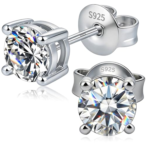 8% Off WES Moissanite Stud Earrings for Women Men