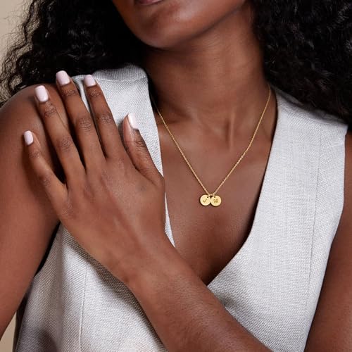 6% Off Turandoss Dainty Initial Necklace - Gift for Mom - Image 2