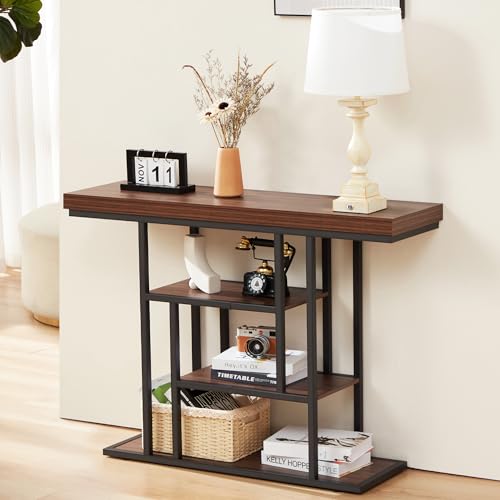 50% Off HABUTWAY 42" Industrial Entryway Table w/ Storage - Image 4