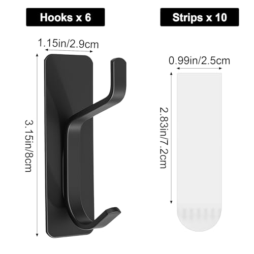 35% Off Dntorx 6 Pcs No-Drill Wall Hooks with Code - Image 6