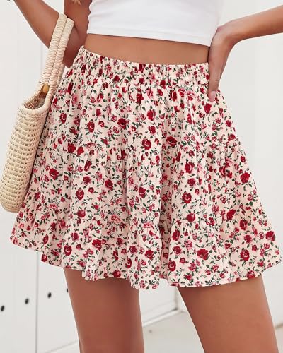 40% Off BTFBM Floral Skort with Built-in Shorts - Image 2