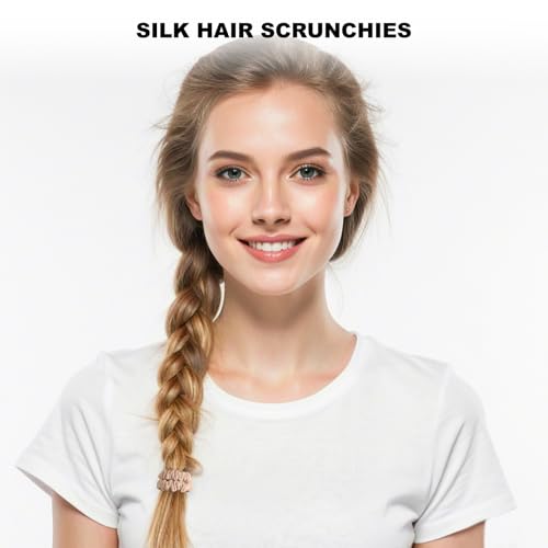 50% Off ZHENSILK Mulberry Silk Scrunchies 8-Pack - Image 6