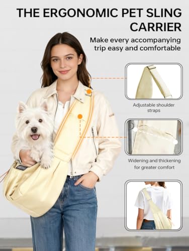50% Off Moysoon Puppy Sling Carrier for Small Dogs - Image 5