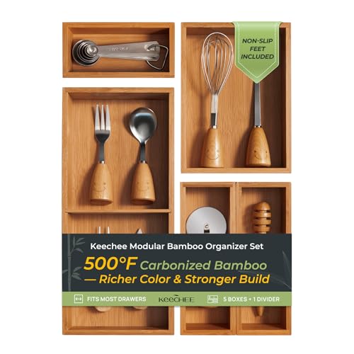 18% Off Keechee Bamboo Drawer Organizer Bundle