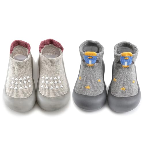 52% Off HOVELL Baby Non-Slip Socks Shoes 2 Pairs - Image 1