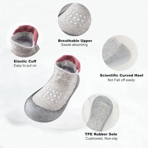 52% Off HOVELL Baby Non-Slip Socks Shoes 2 Pairs - Image 4