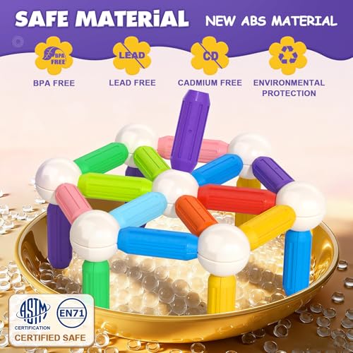 48% Off Loovio Magnetic Blocks for Kids Ages 3+ - Image 3