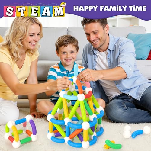 48% Off Loovio Magnetic Blocks for Kids Ages 3+ - Image 5