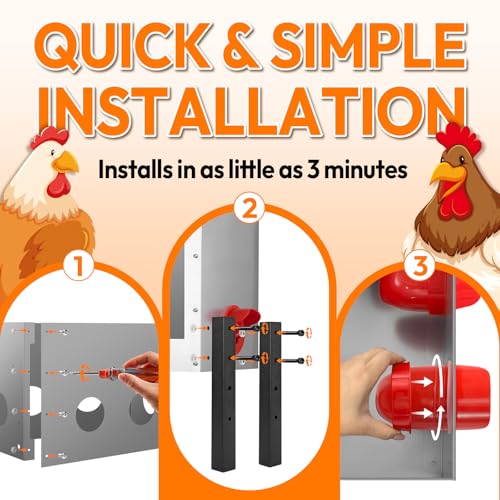 50% Off Metal Chicken Feeder 40lb – Auto & No Waste - Image 7