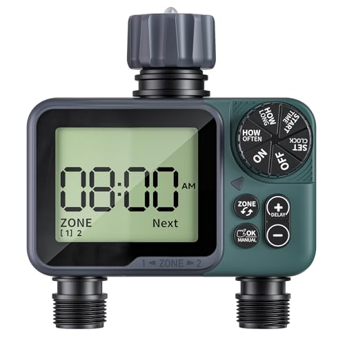 38% Off Rvwsx 2-Zone Sprinkler Timer for Garden