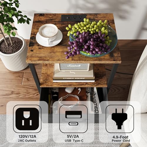 30% Off TUTOTAK LED Nightstand with Charging Station - Image 5