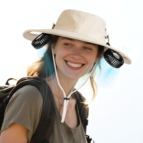 50% Off AMACOOL Bucket Hat Fan – Stay Cool Outdoors - Image 1
