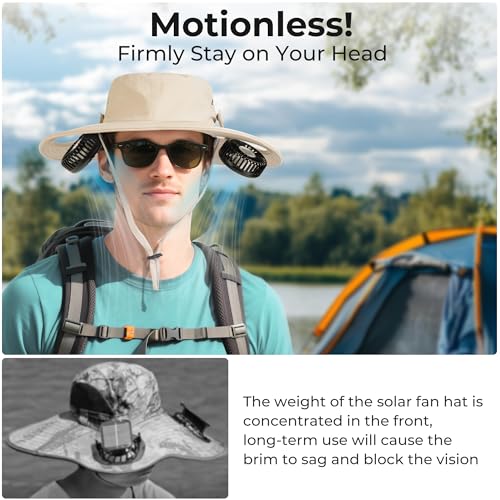 50% Off AMACOOL Bucket Hat Fan – Stay Cool Outdoors - Image 5