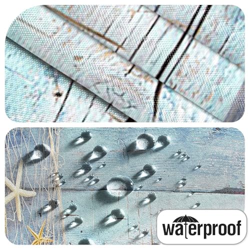 50% Off Nautical Shower Curtain 72x78 Inch Coastal Design - Image 5