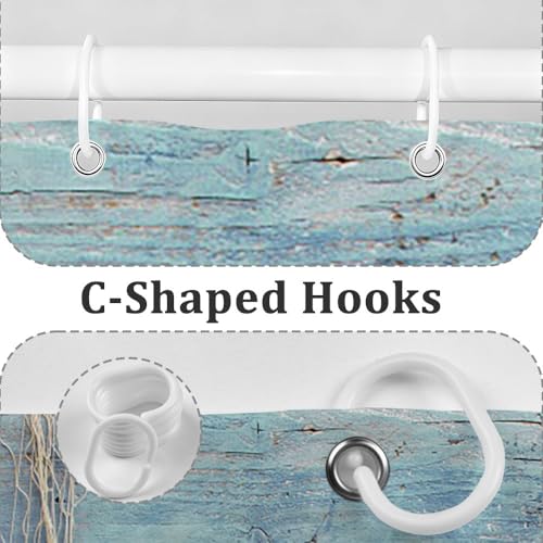 50% Off Nautical Shower Curtain 72x78 Inch Coastal Design - Image 6