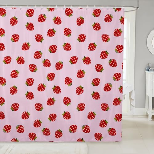 30% Off Feelyou Strawberry Shower Curtain Set - Image 1