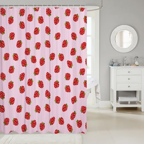 30% Off Feelyou Strawberry Shower Curtain Set - Image 2