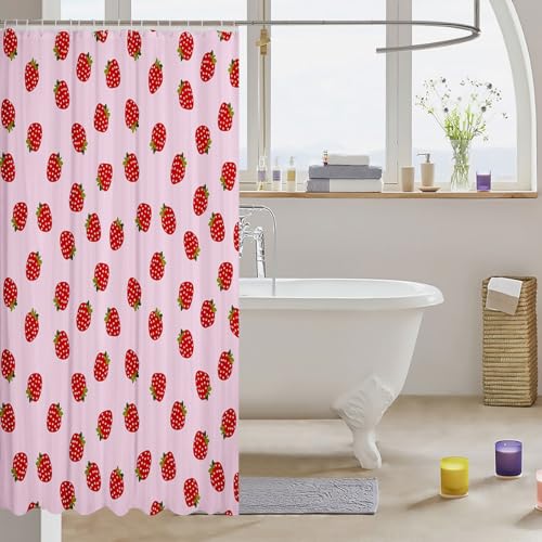 30% Off Feelyou Strawberry Shower Curtain Set - Image 3