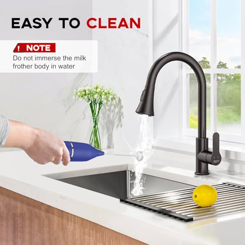 50% Off Homexup Handheld Milk Frother & Wand Set - Image 7