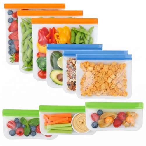 30% Off Reusable Food Storage Bags Set of 9