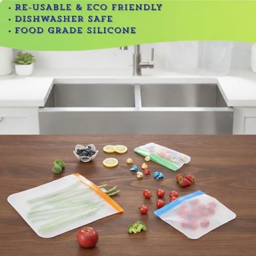 30% Off Reusable Food Storage Bags Set of 9 - Image 3