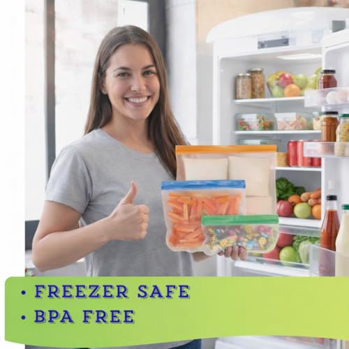 30% Off Reusable Food Storage Bags Set of 9 - Image 4