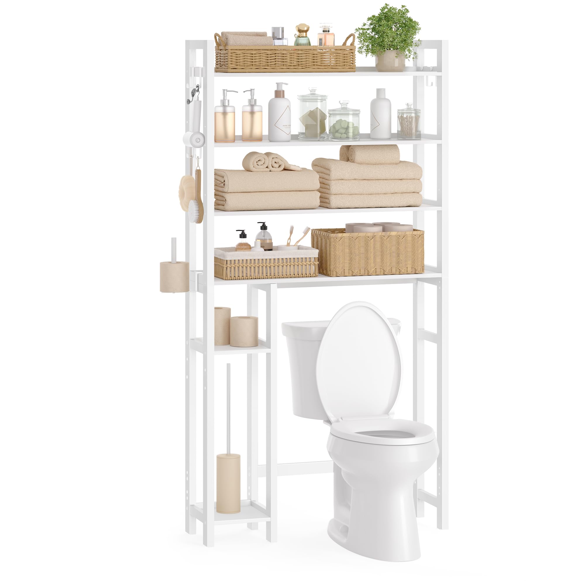 30% Off SONGMICS Toilet Storage, 4-Tier Bamboo