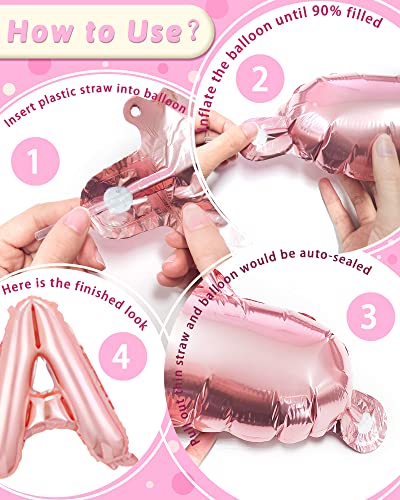 61% Off Mother's Day Balloon Set - Pink & Gold - Image 6