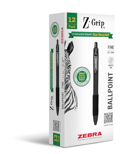 32% Off Zebra Z-Grip Retractable Ballpoint Pens - Image 1