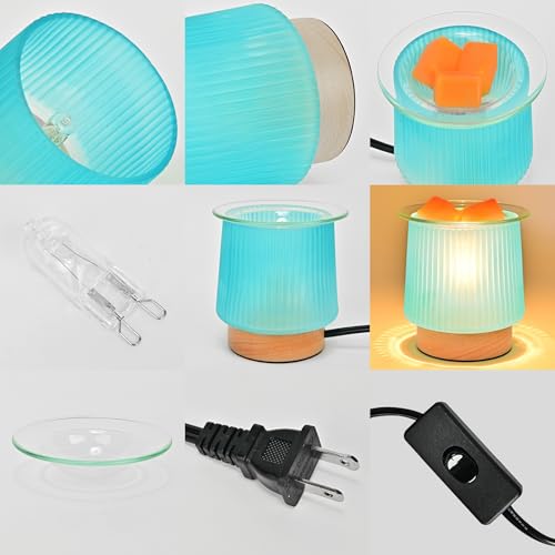 55% Off Glass Wax Warmer - Elegant Bulb Heater - Image 3