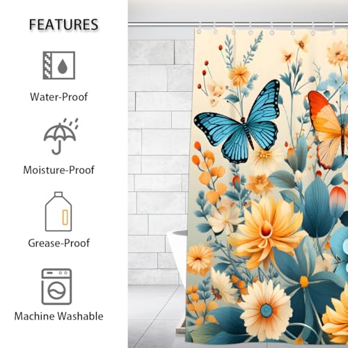 50% Off Dusviba Waterproof Shower Curtain 72x72 - Image 3