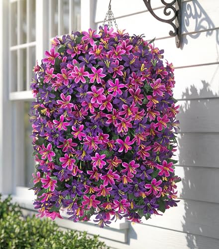 30% Off Hoppwodd Artificial Flowers Hanging Baskets Set - Image 1