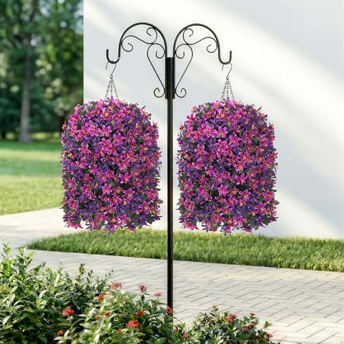 30% Off Hoppwodd Artificial Flowers Hanging Baskets Set - Image 4