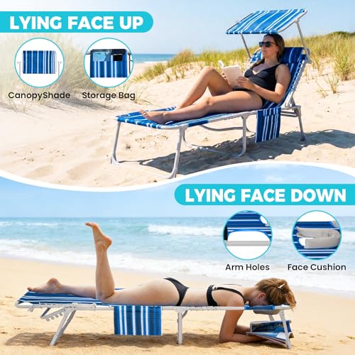 Save 31% on WEJOY 3-in-1 Tanning Chair with Canopy - Image 4