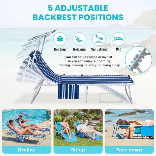 Save 31% on WEJOY 3-in-1 Tanning Chair with Canopy - Image 5