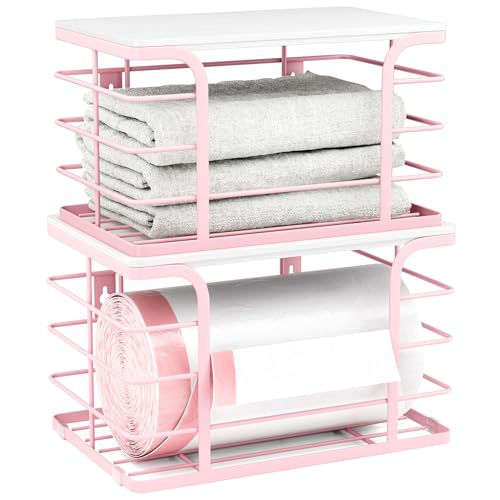 50% Off 2 Pack Stackable Pantry Storage with Bamboo Top