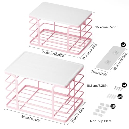 50% Off 2 Pack Stackable Pantry Storage with Bamboo Top - Image 3