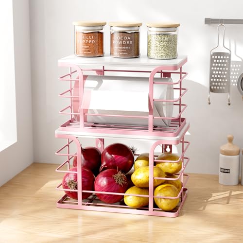 50% Off 2 Pack Stackable Pantry Storage with Bamboo Top - Image 4