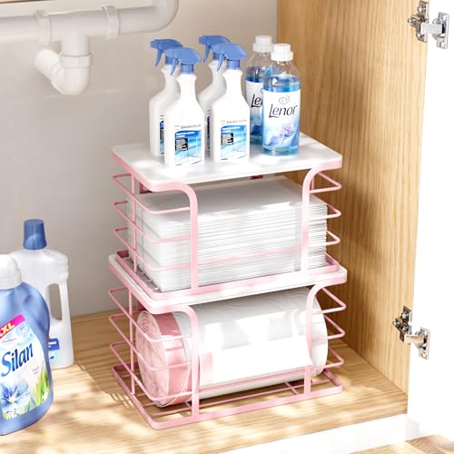 50% Off 2 Pack Stackable Pantry Storage with Bamboo Top - Image 7
