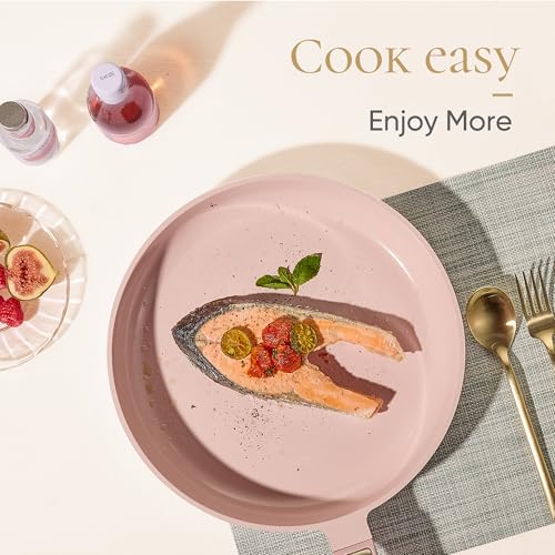 45% Off CAROTE 14pc Ceramic Nonstick Cookware Set - Image 4