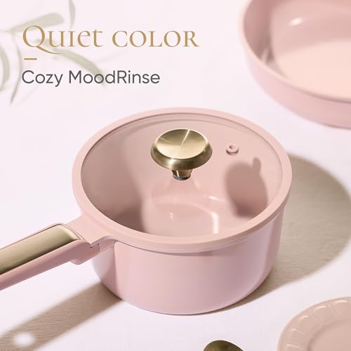 45% Off CAROTE 14pc Ceramic Nonstick Cookware Set - Image 6