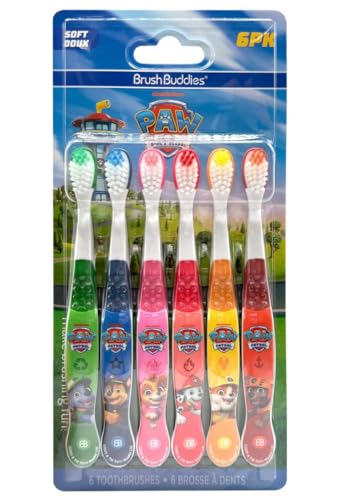 40% Off Brush Buddies Paw Patrol 6-Pack Toothbrush Set - Image 1