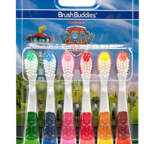 40% Off Brush Buddies Paw Patrol 6-Pack Toothbrush Set - Image 2