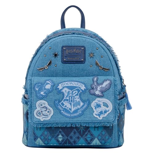 35% Off Loungefly Harry Potter Denim Mini Backpack