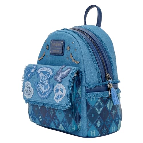 35% Off Loungefly Harry Potter Denim Mini Backpack - Image 2