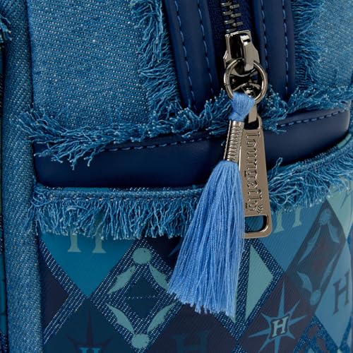 35% Off Loungefly Harry Potter Denim Mini Backpack - Image 4
