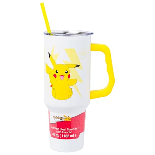 Pikachu Tumbler: 41% Off, 40oz Stainless Steel with Handle - Image 1