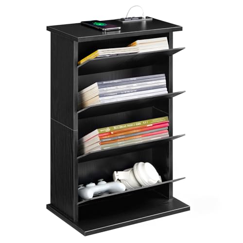 30% Off Narrow Side Table with Charging Station - Image 1