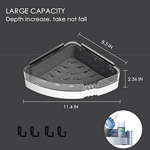 50% Off 2-Pack Corner Shower Caddy Bathroom Storage - Image 2